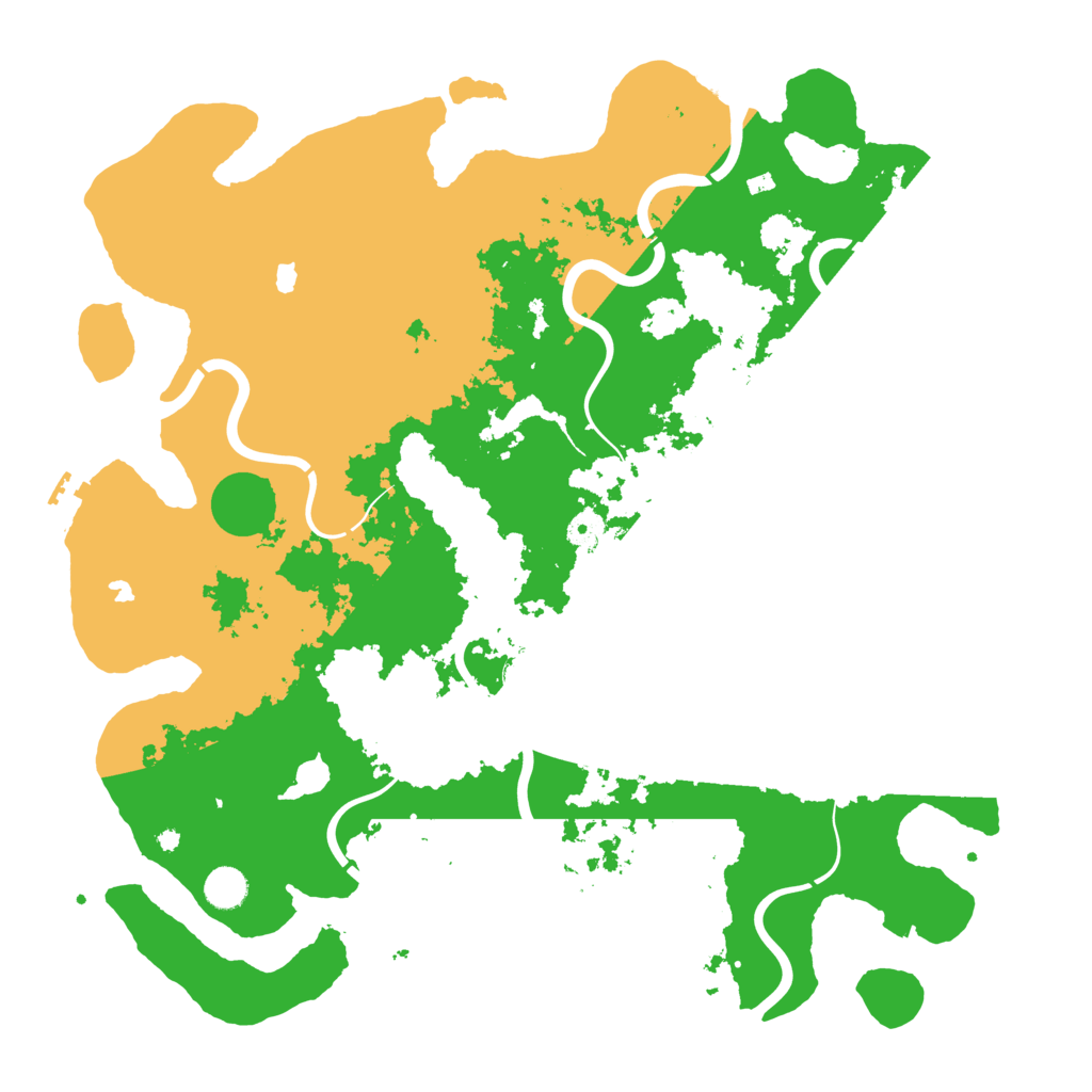Biome Rust Map: Procedural Map, Size: 4500, Seed: 1689