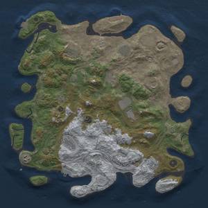 Thumbnail Rust Map: Procedural Map, Size: 4250, Seed: 7586888, 19 Monuments