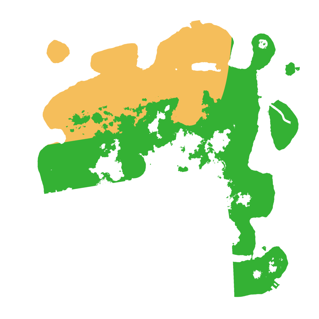 Biome Rust Map: Procedural Map, Size: 3500, Seed: 899132236