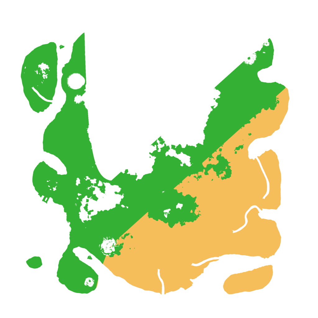 Biome Rust Map: Procedural Map, Size: 3500, Seed: 26926459
