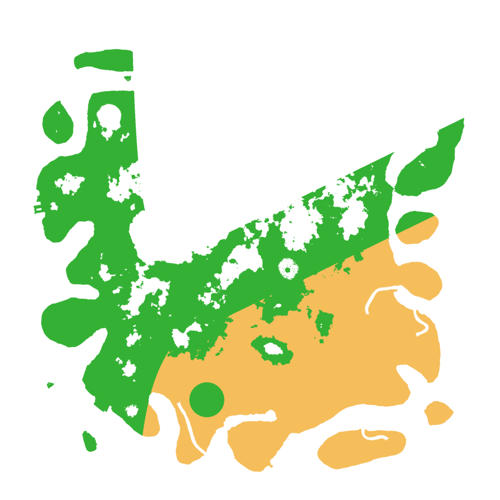 Biome Rust Map: Procedural Map, Size: 3800, Seed: 73911153