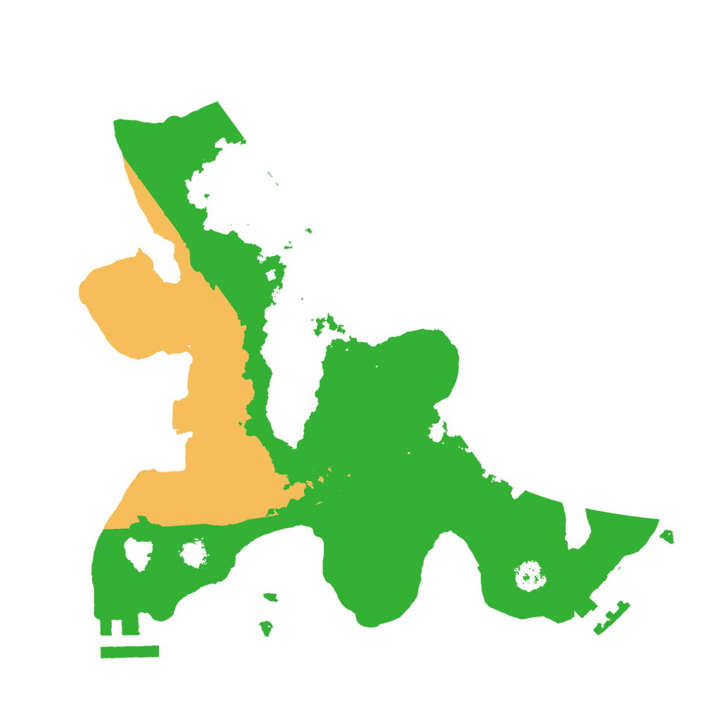 Biome Rust Map: Procedural Map, Size: 2500, Seed: 1902585761