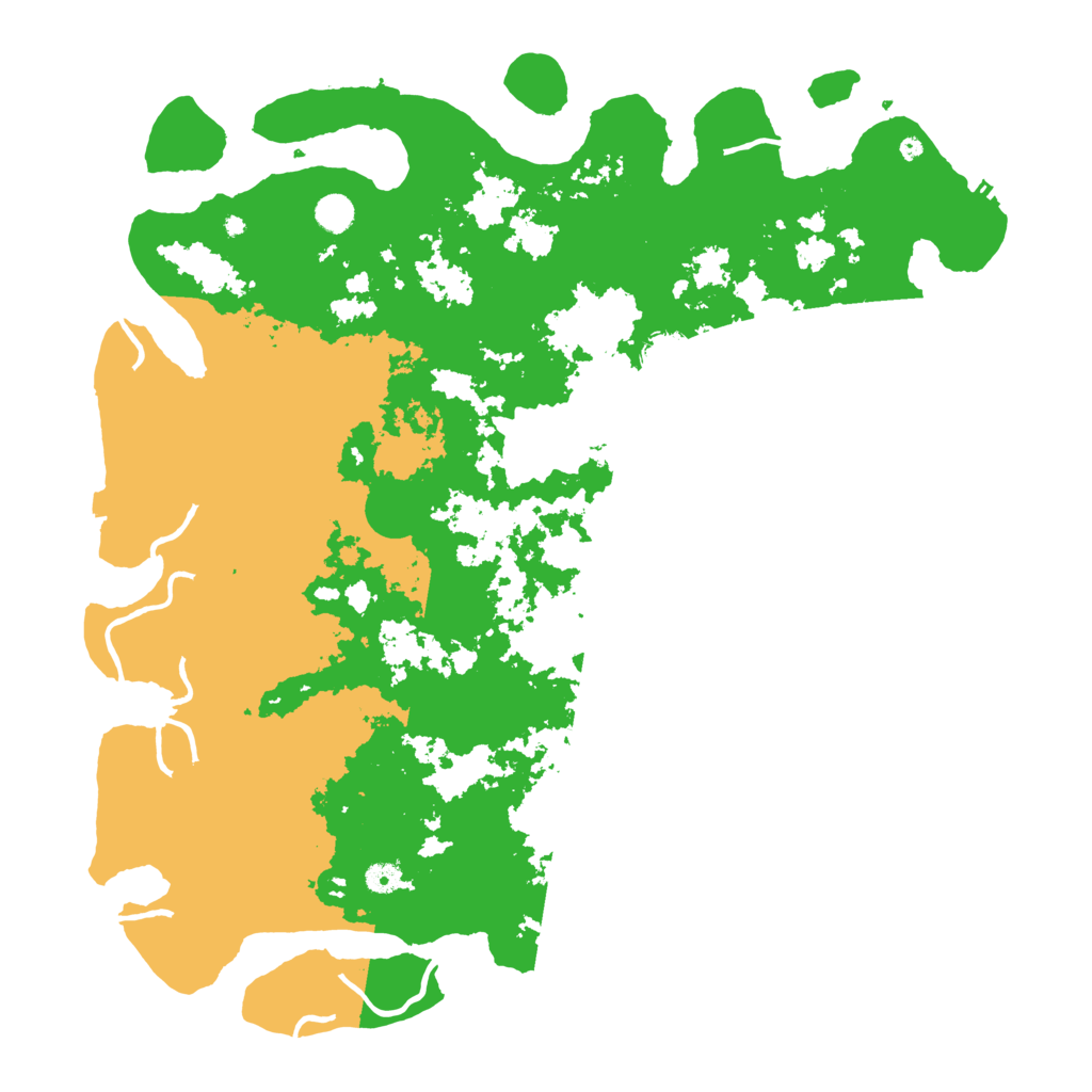 Biome Rust Map: Procedural Map, Size: 5000, Seed: 160033666