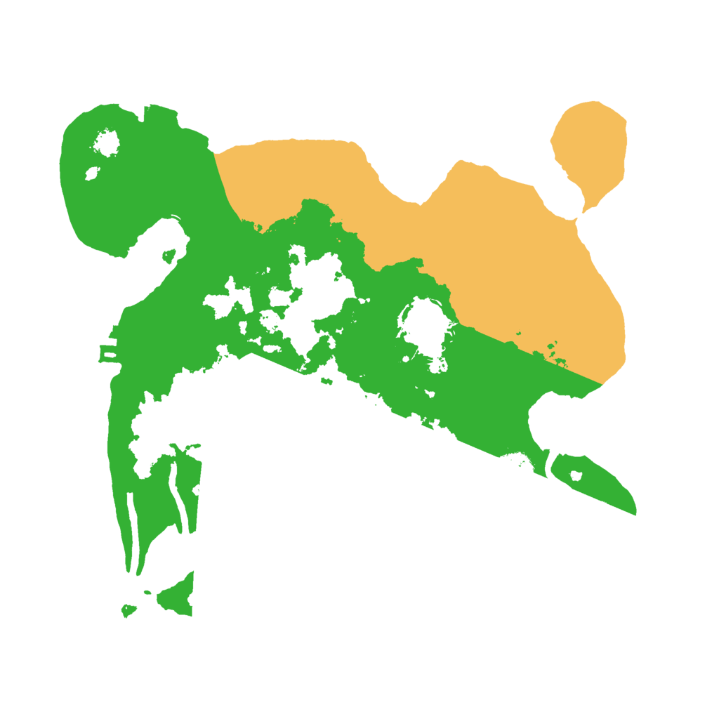 Biome Rust Map: Procedural Map, Size: 2500, Seed: 6541981