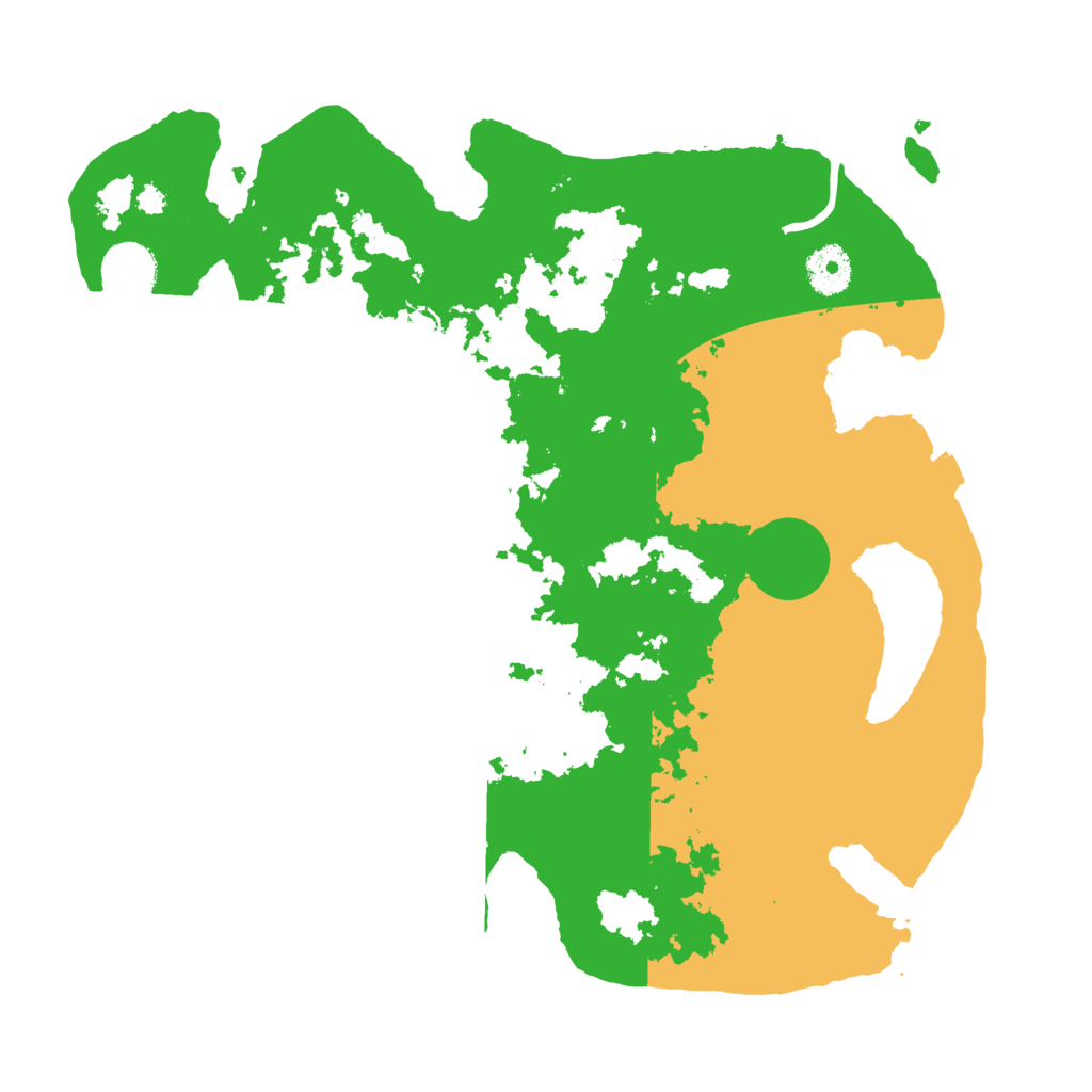 Biome Rust Map: Procedural Map, Size: 3500, Seed: 271454774