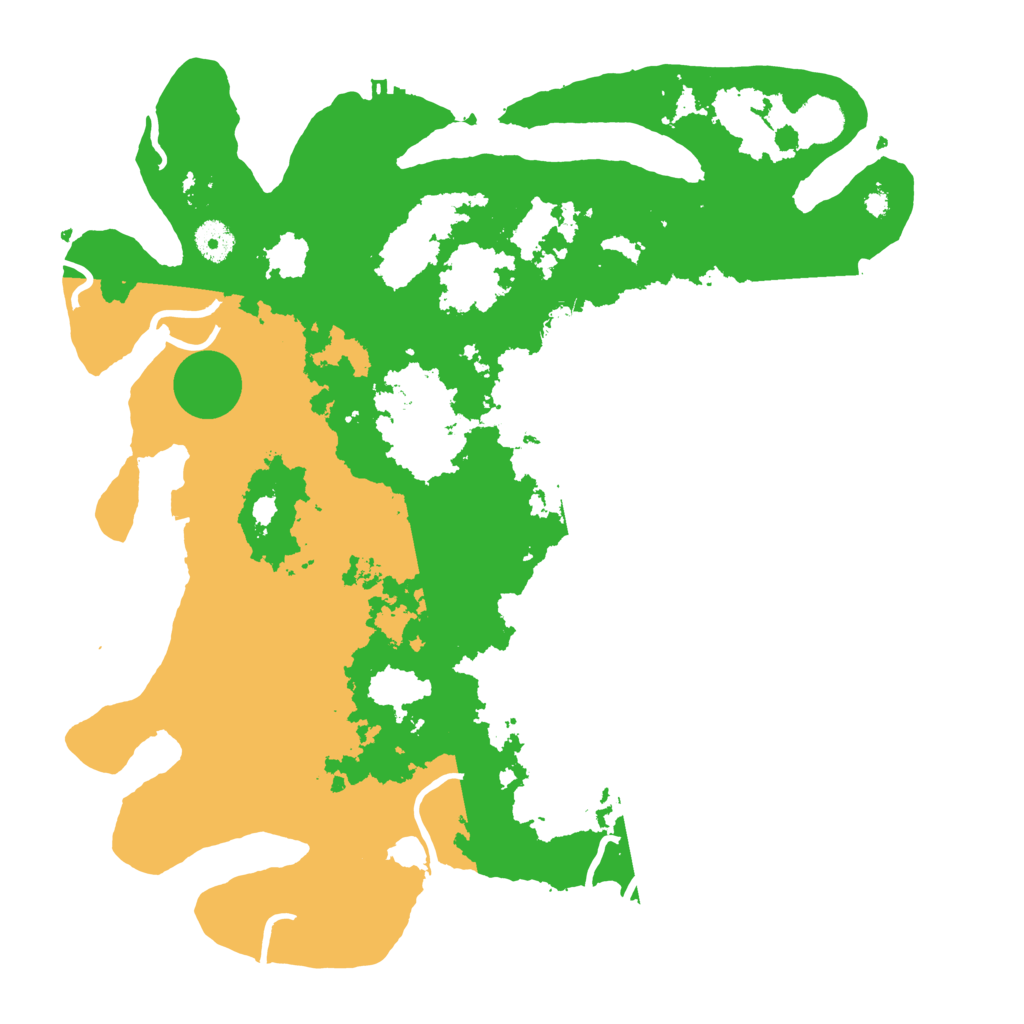 Biome Rust Map: Procedural Map, Size: 3950, Seed: 2073419020