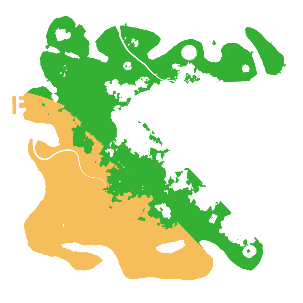 Biome Rust Map: Procedural Map, Size: 3500, Seed: 1493328903