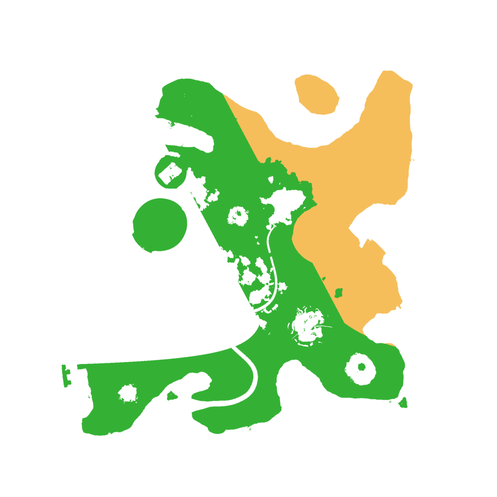 Biome Rust Map: Procedural Map, Size: 2500, Seed: 1267397197