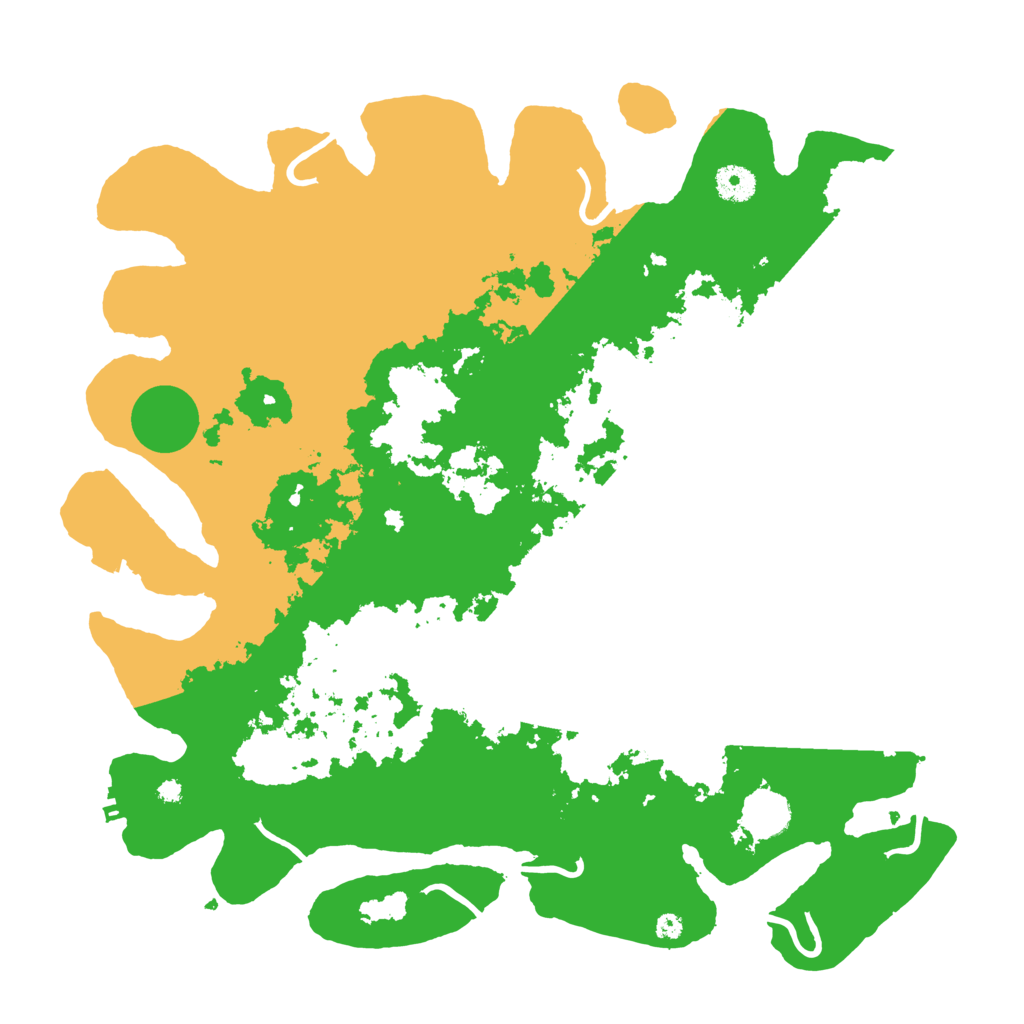 Biome Rust Map: Procedural Map, Size: 4000, Seed: 67867243