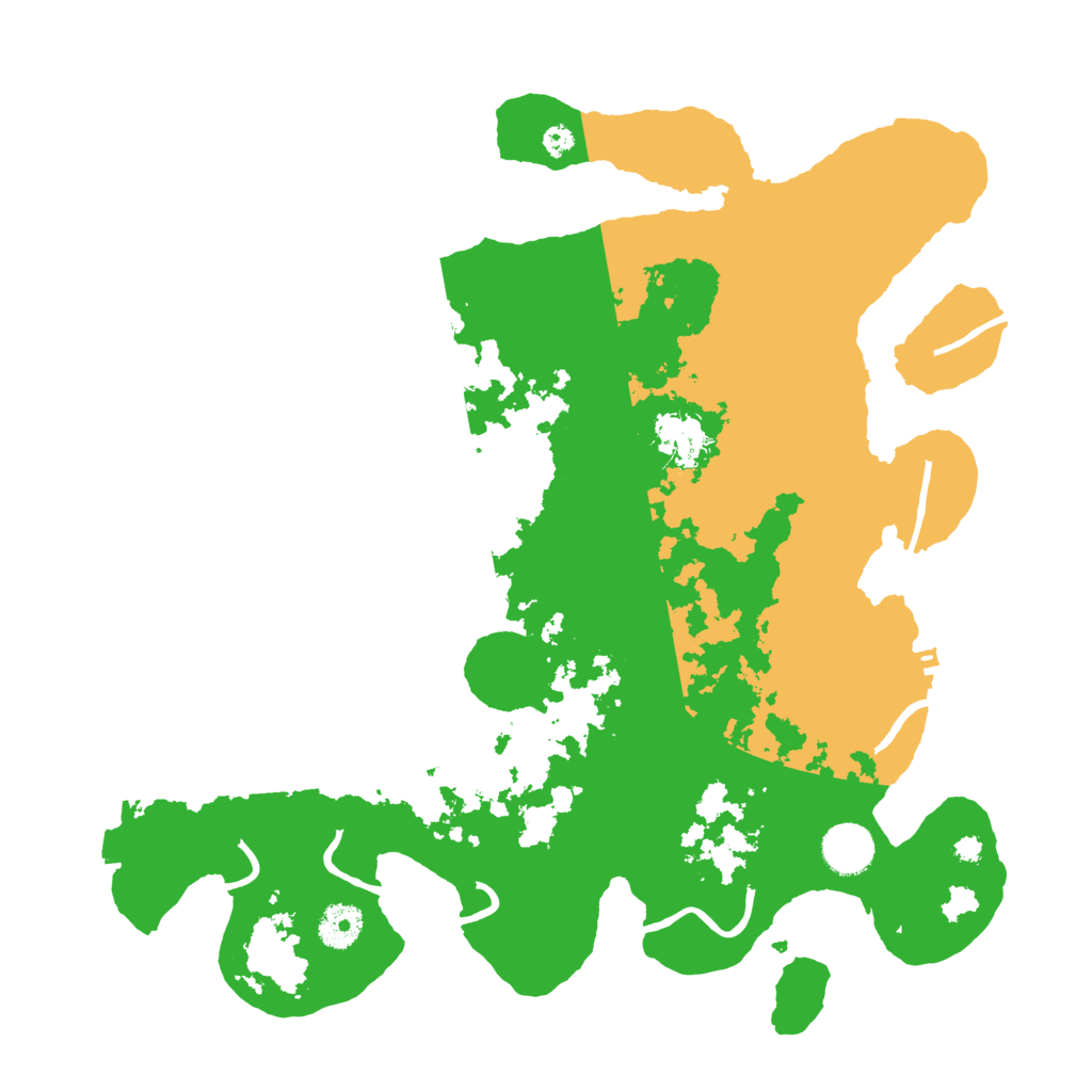 Biome Rust Map: Procedural Map, Size: 3700, Seed: 115263070