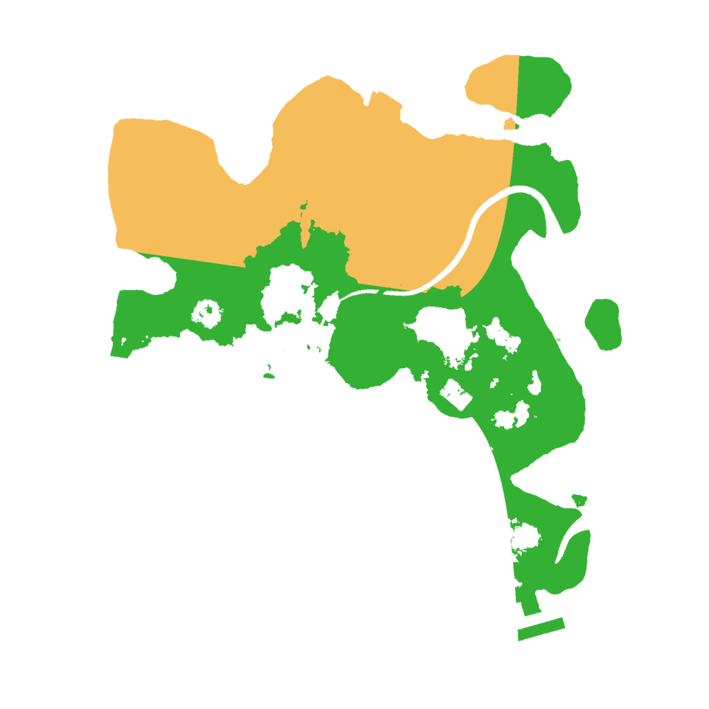 Biome Rust Map: Procedural Map, Size: 2500, Seed: 1713563355