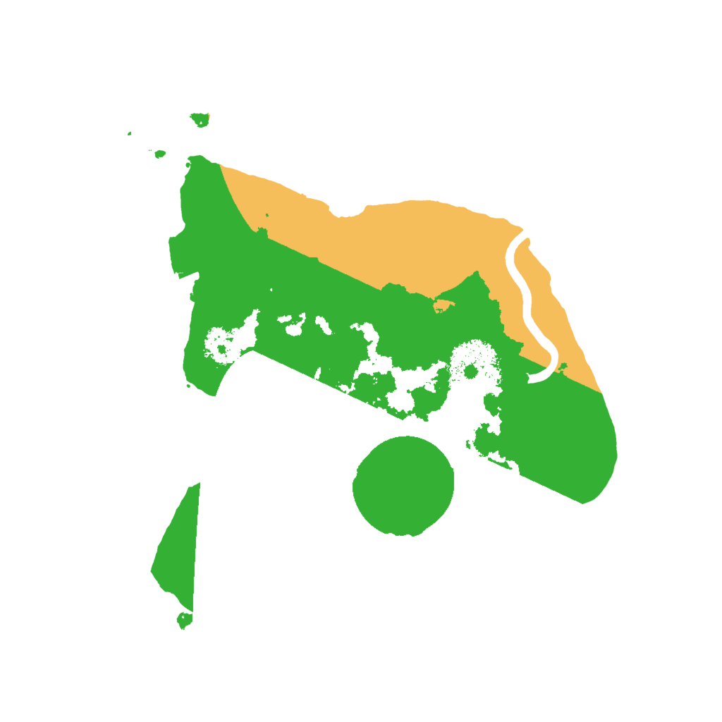 Biome Rust Map: Procedural Map, Size: 2000, Seed: 1131