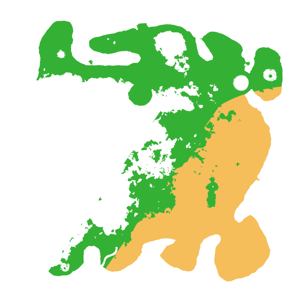 Biome Rust Map: Procedural Map, Size: 3500, Seed: 249692310