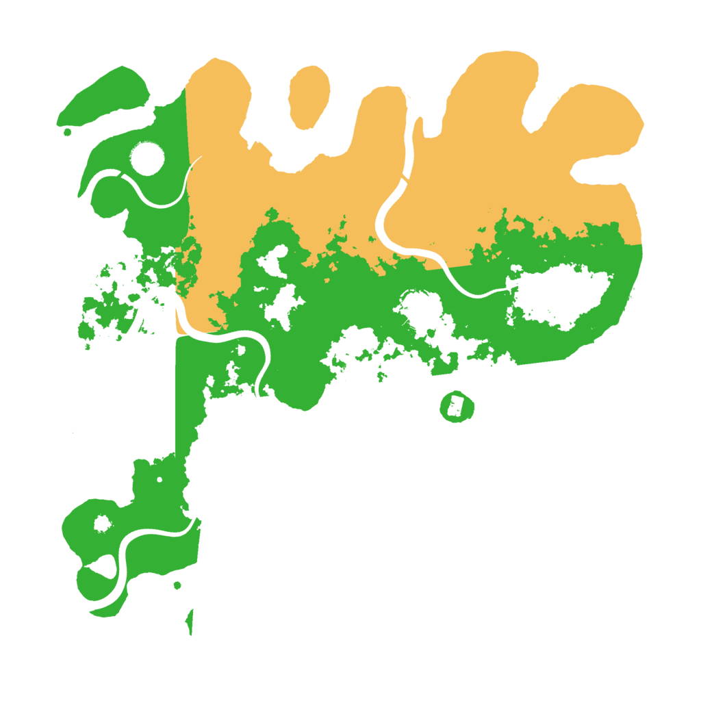 Biome Rust Map: Procedural Map, Size: 3700, Seed: 901972569