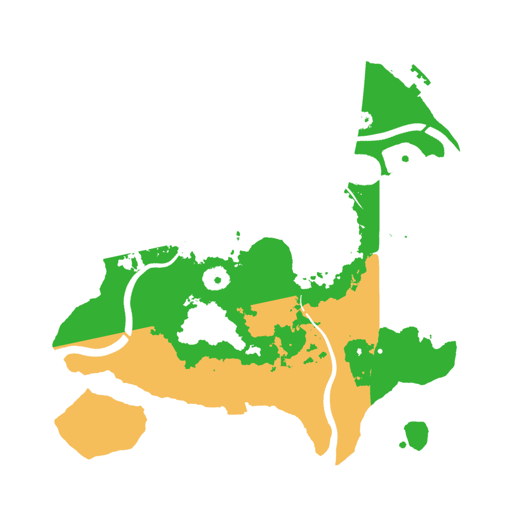 Biome Rust Map: Procedural Map, Size: 3000, Seed: 1067414830