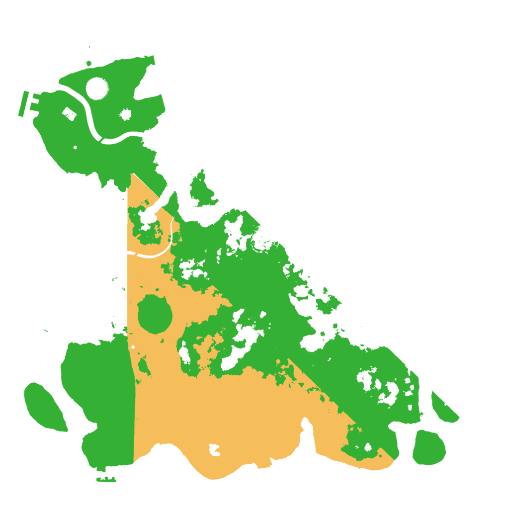 Biome Rust Map: Procedural Map, Size: 4000, Seed: 834811707