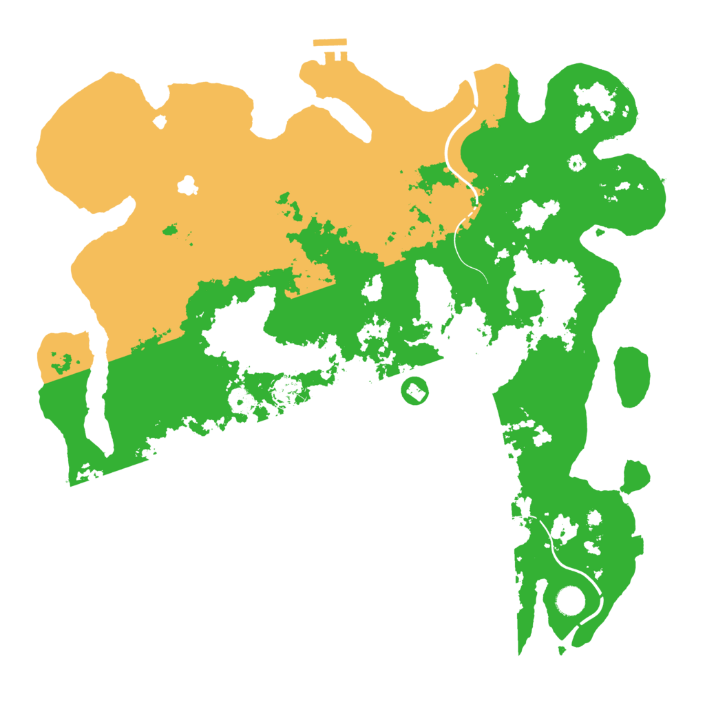 Biome Rust Map: Procedural Map, Size: 4250, Seed: 9618