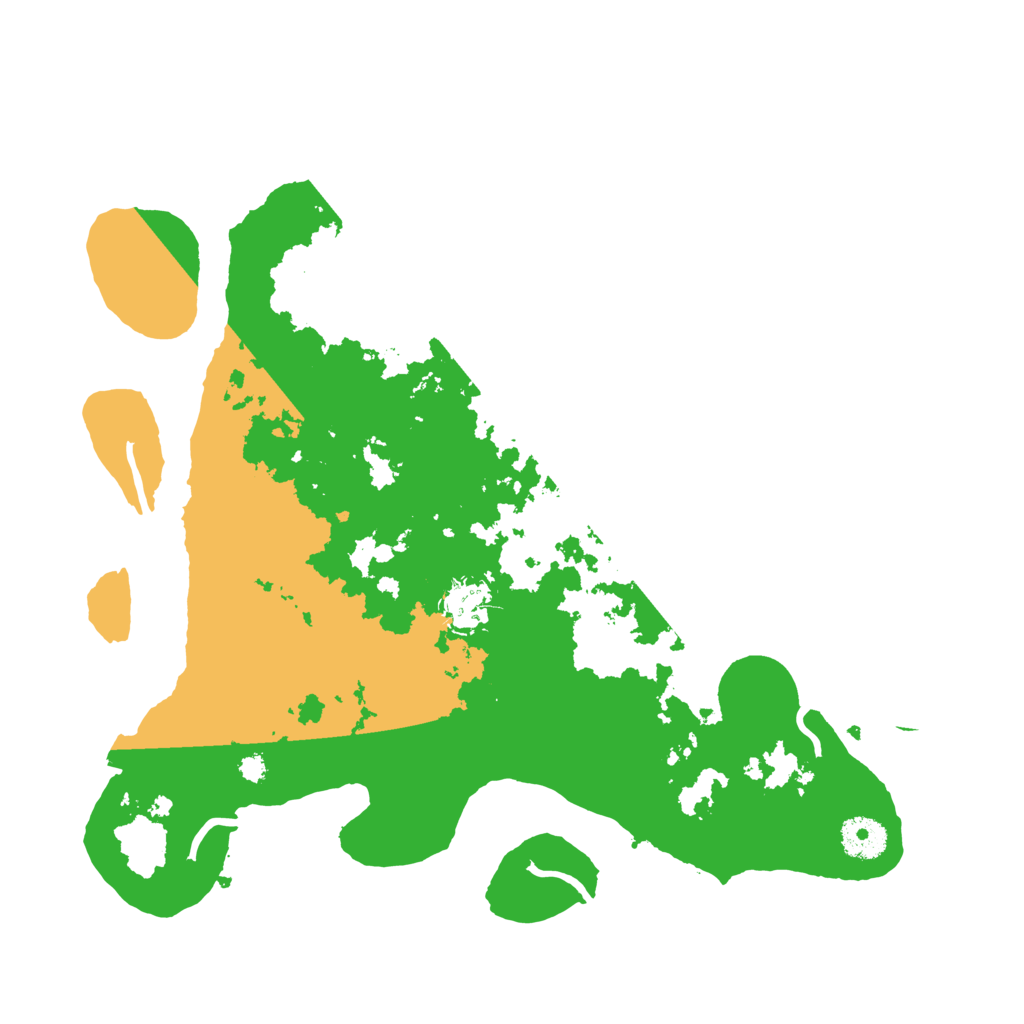 Biome Rust Map: Procedural Map, Size: 3500, Seed: 1524951289