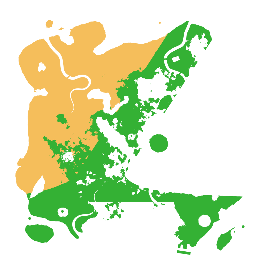Biome Rust Map: Procedural Map, Size: 4000, Seed: 2086834550