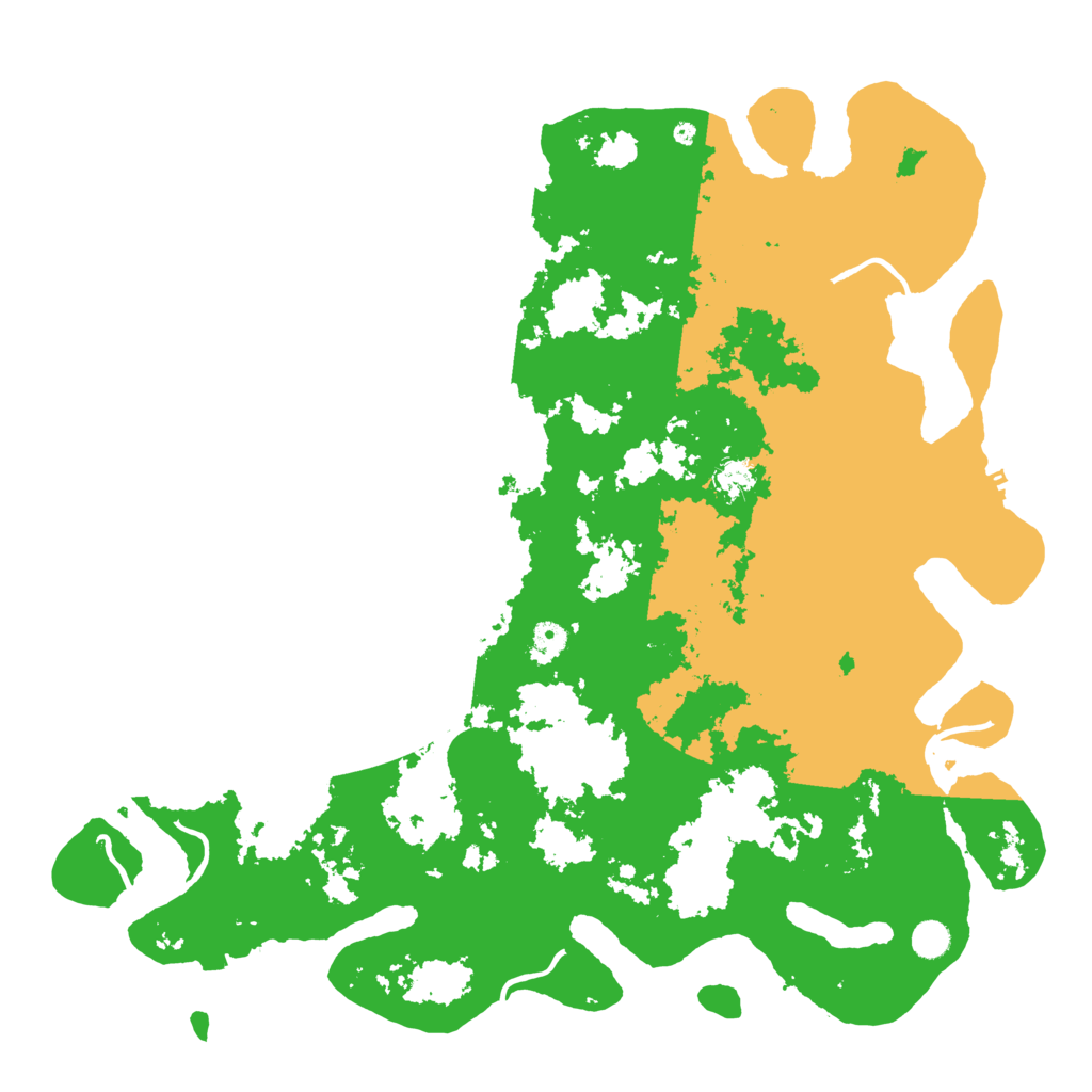 Biome Rust Map: Procedural Map, Size: 5000, Seed: 491653477