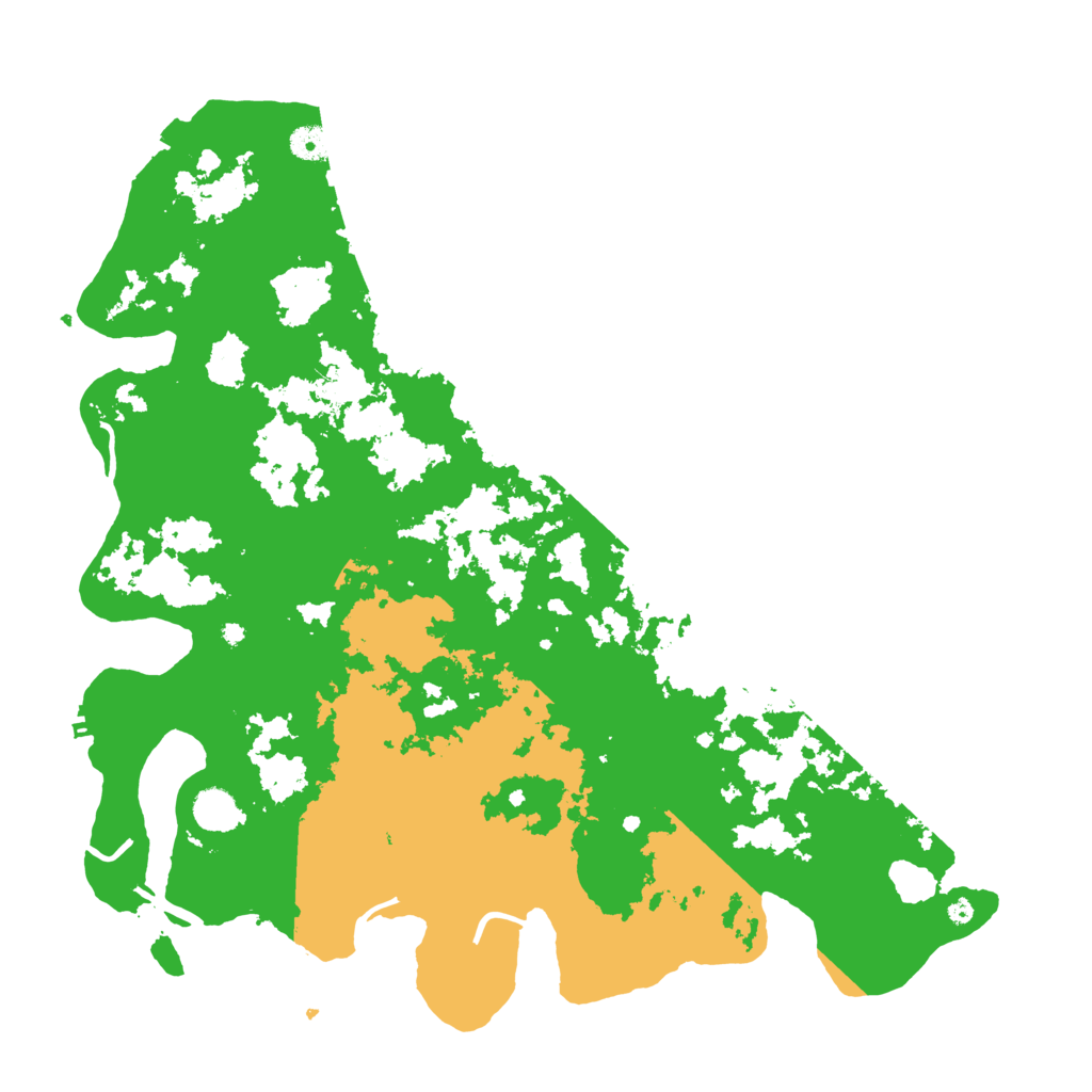 Biome Rust Map: Procedural Map, Size: 4500, Seed: 1688965004