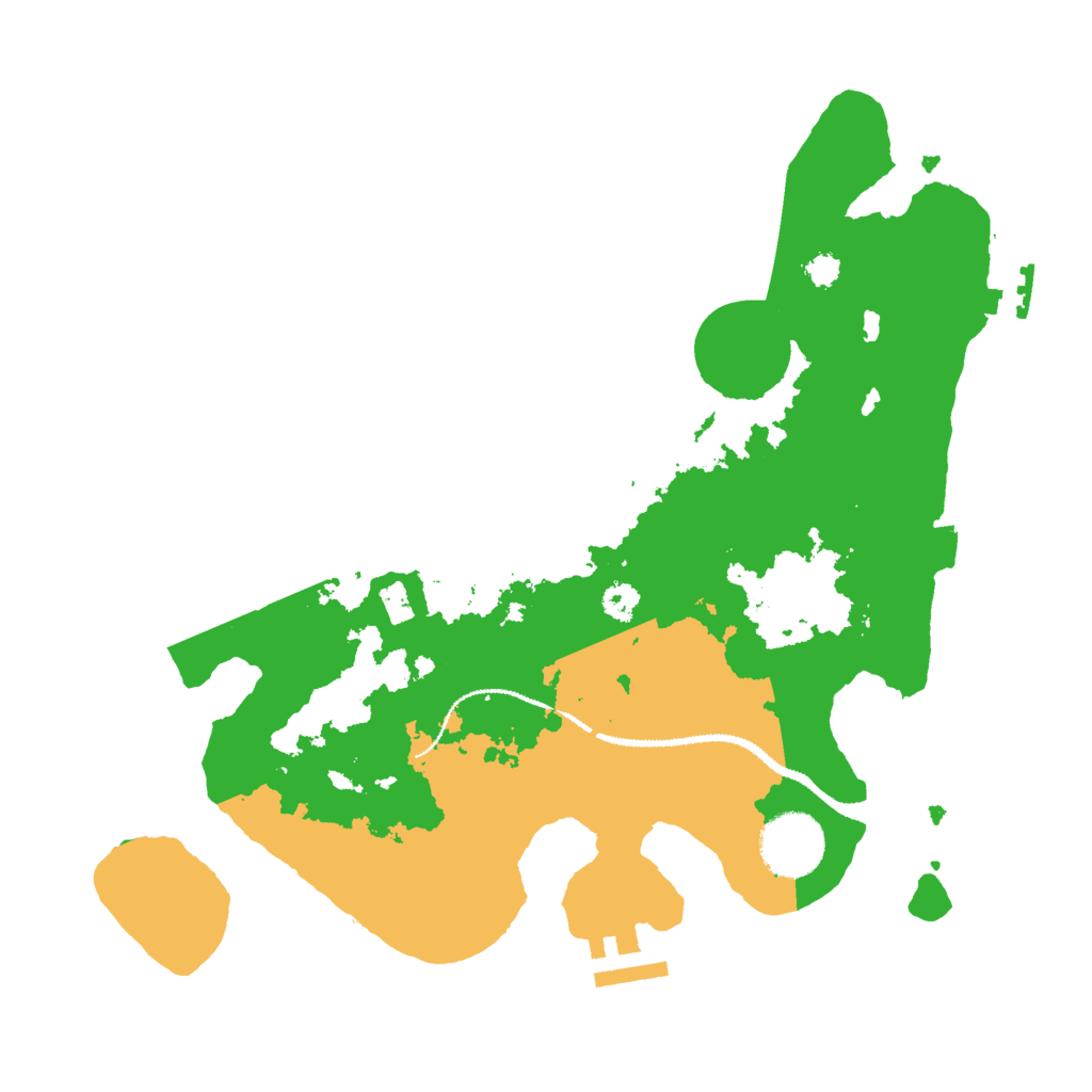 Biome Rust Map: Procedural Map, Size: 3000, Seed: 1474229538
