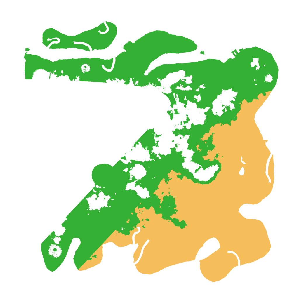 Biome Rust Map: Procedural Map, Size: 3500, Seed: 825113586