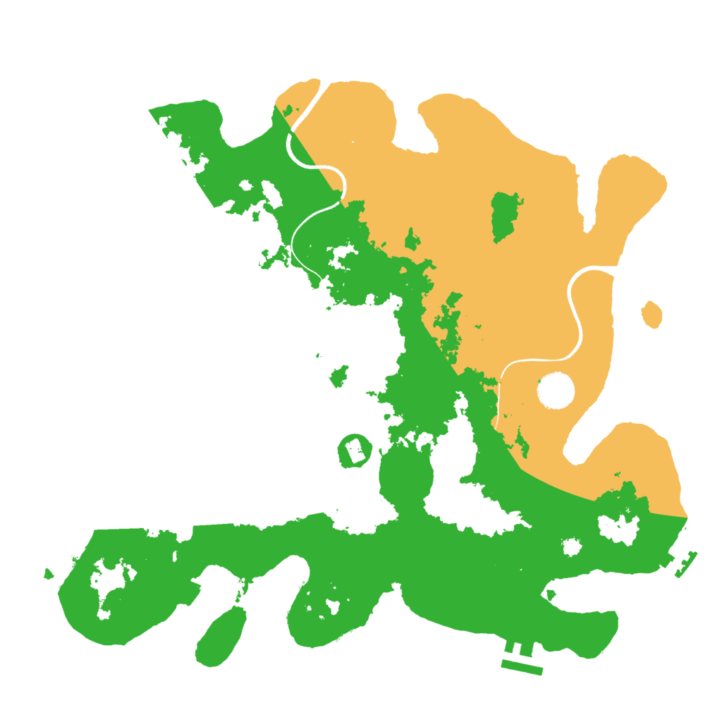 Biome Rust Map: Procedural Map, Size: 3500, Seed: 773517618