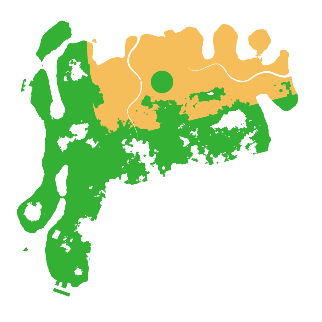 Biome Rust Map: Procedural Map, Size: 3800, Seed: 223359