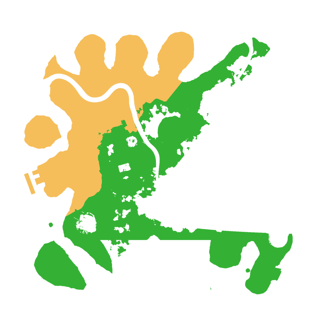 Biome Rust Map: Procedural Map, Size: 3000, Seed: 1650487432