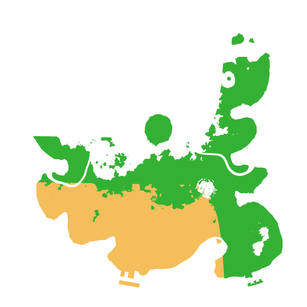 Biome Rust Map: Procedural Map, Size: 3000, Seed: 1385064281