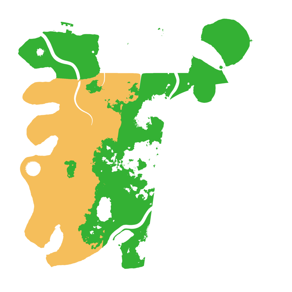 Biome Rust Map: Procedural Map, Size: 3500, Seed: 1898876877