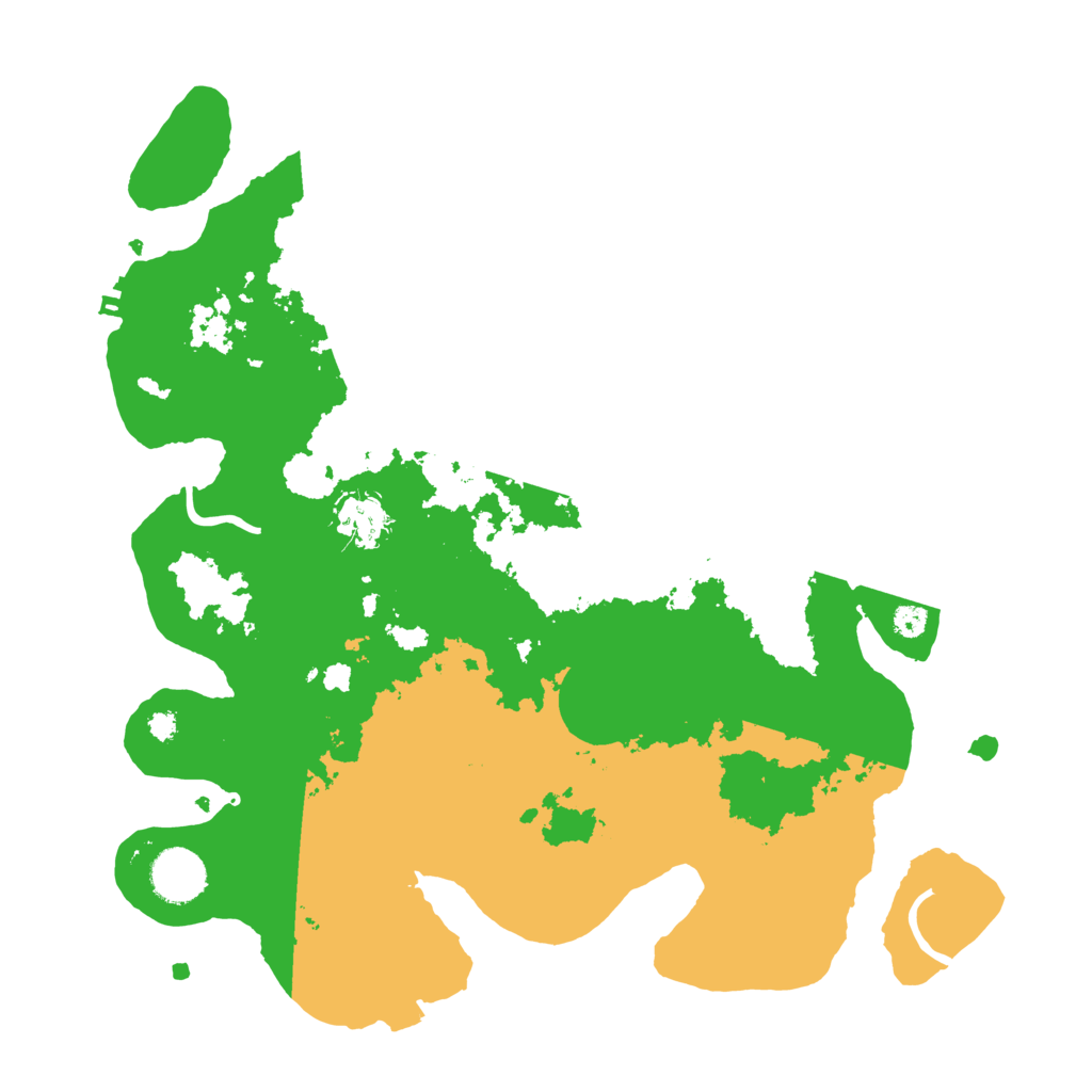 Biome Rust Map: Procedural Map, Size: 3500, Seed: 98863096