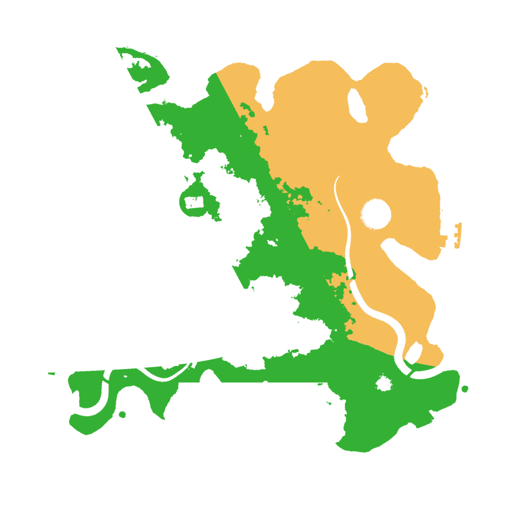Biome Rust Map: Procedural Map, Size: 3000, Seed: 20369