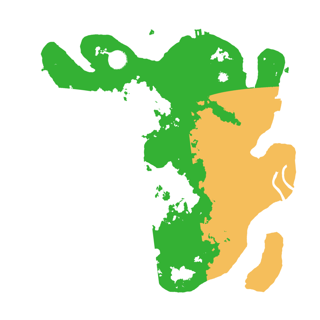 Biome Rust Map: Procedural Map, Size: 3000, Seed: 28093