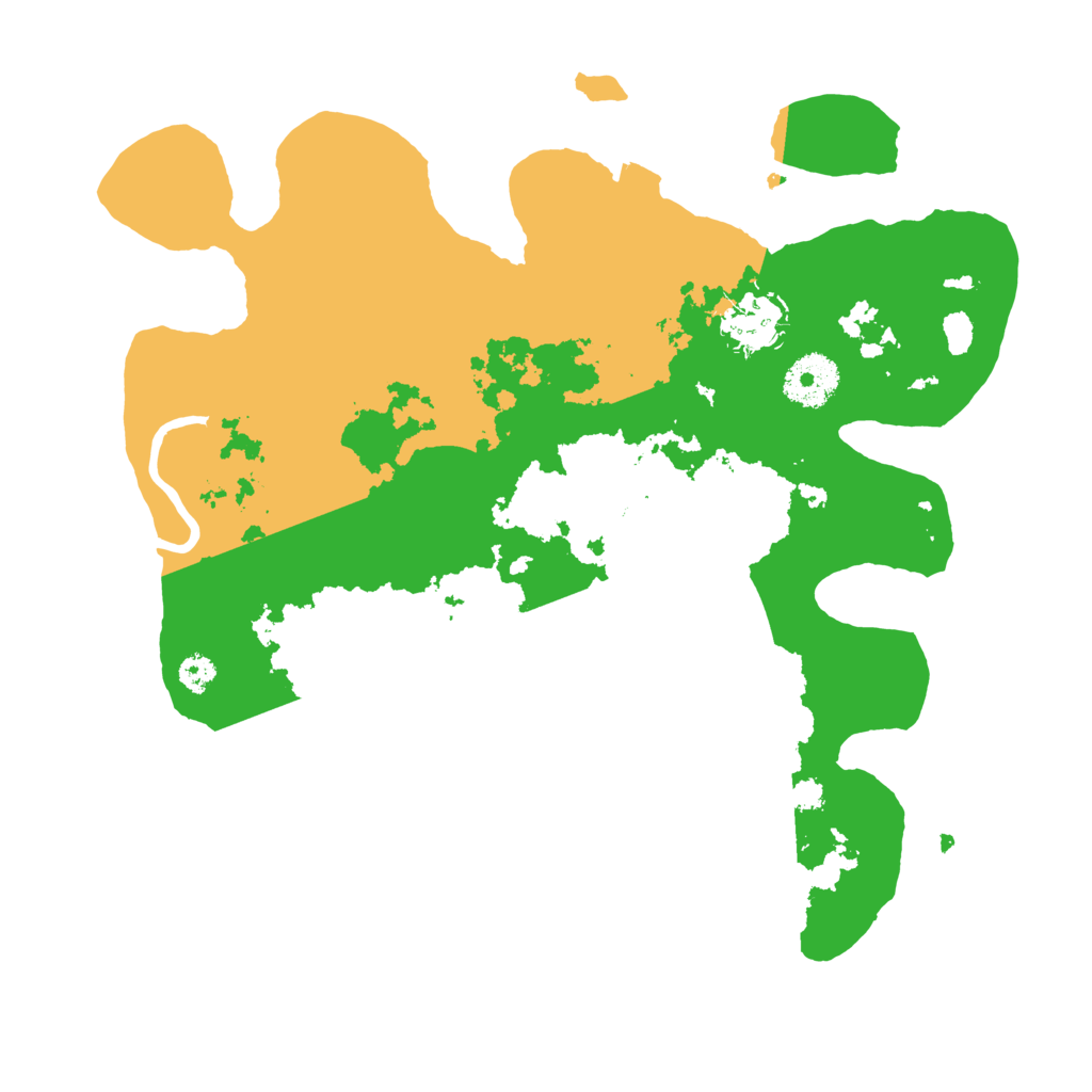 Biome Rust Map: Procedural Map, Size: 3100, Seed: 301803661