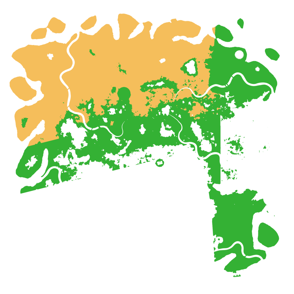 Biome Rust Map: Procedural Map, Size: 6000, Seed: 358765676
