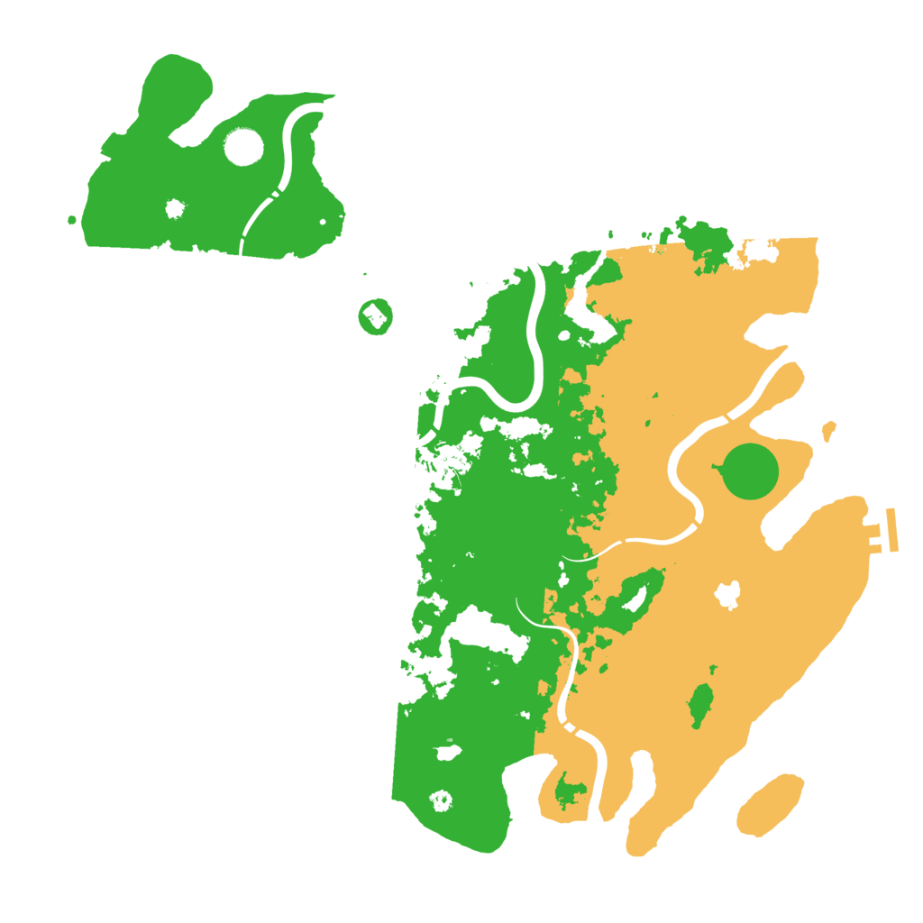 Biome Rust Map: Procedural Map, Size: 4300, Seed: 1717307191