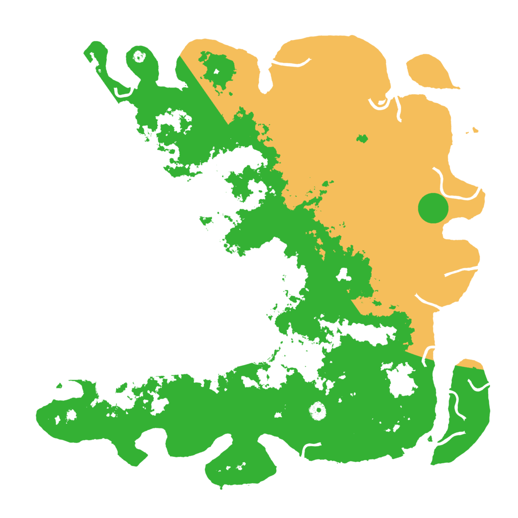 Biome Rust Map: Procedural Map, Size: 4500, Seed: 89938634