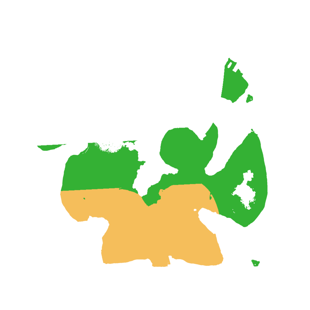 Biome Rust Map: Procedural Map, Size: 2000, Seed: 1132747706
