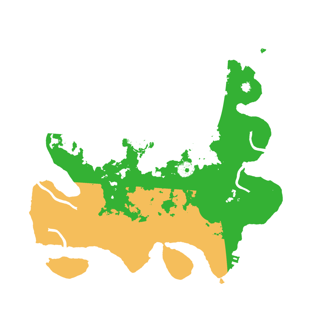 Biome Rust Map: Procedural Map, Size: 3000, Seed: 1592383314