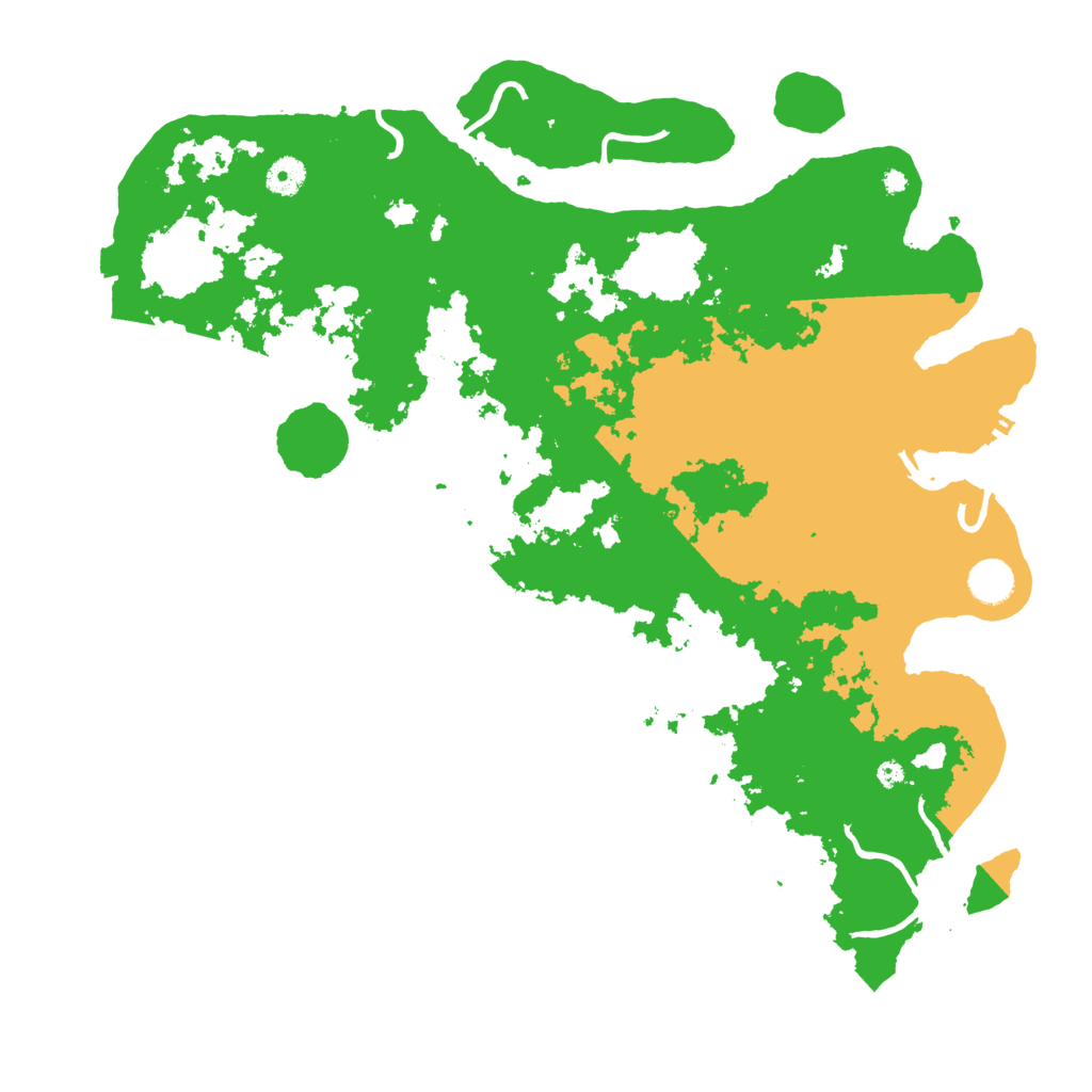 Biome Rust Map: Procedural Map, Size: 4250, Seed: 408039589
