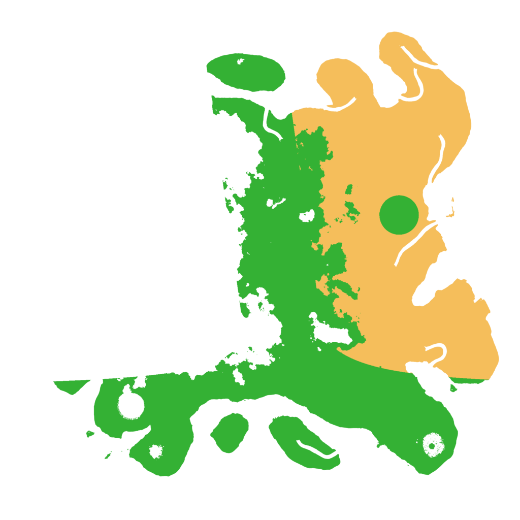 Biome Rust Map: Procedural Map, Size: 3500, Seed: 984220542