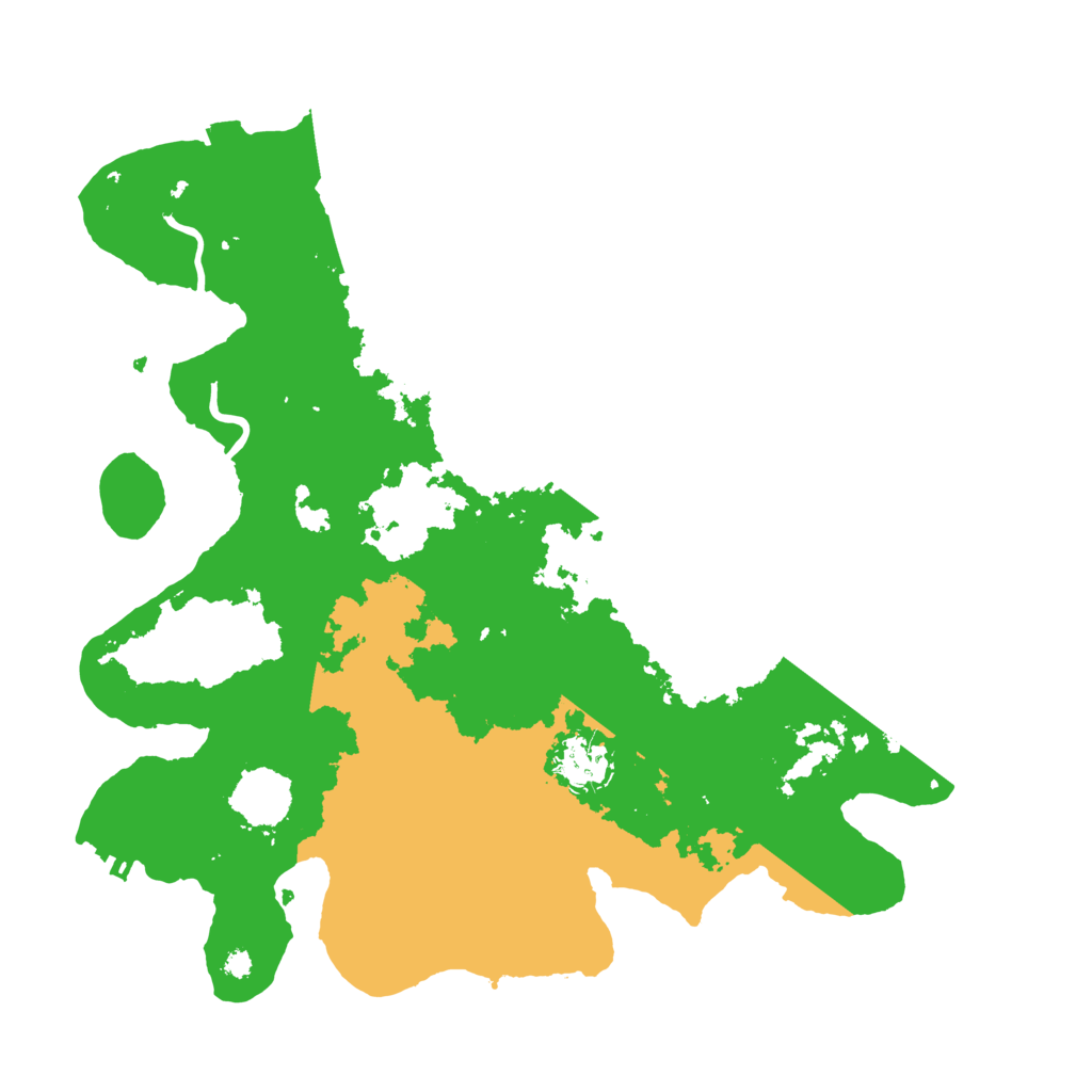 Biome Rust Map: Procedural Map, Size: 3600, Seed: 596070965