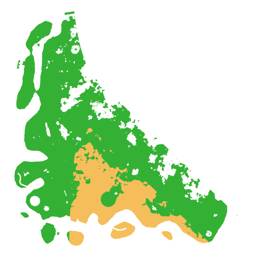 Biome Rust Map: Procedural Map, Size: 4500, Seed: 628335598