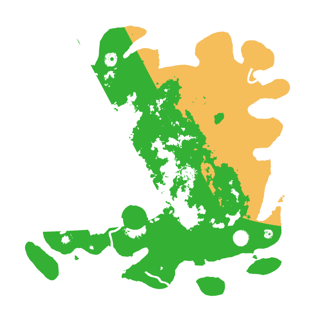 Biome Rust Map: Procedural Map, Size: 3500, Seed: 923482753