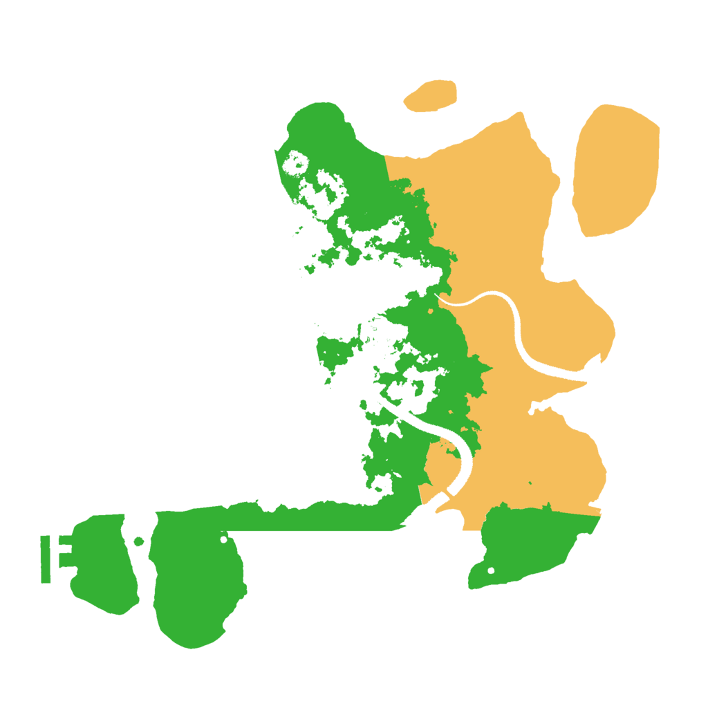 Biome Rust Map: Procedural Map, Size: 3000, Seed: 1045697896