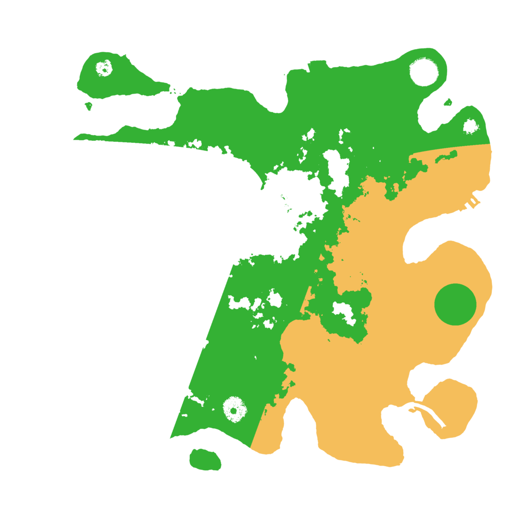 Biome Rust Map: Procedural Map, Size: 3300, Seed: 1895288423