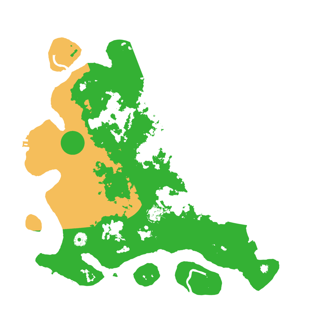 Biome Rust Map: Procedural Map, Size: 3500, Seed: 2059096483