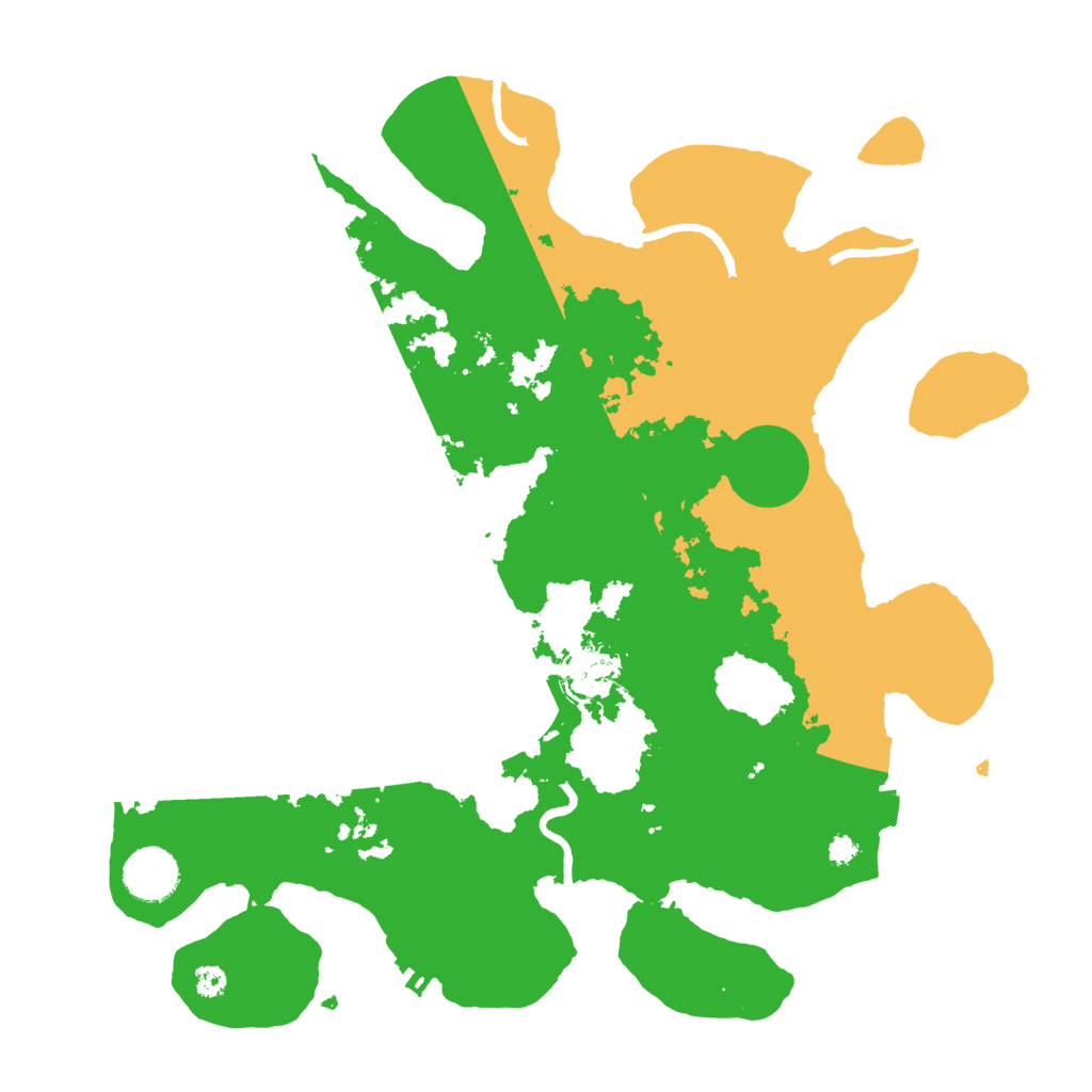 Biome Rust Map: Procedural Map, Size: 3500, Seed: 1474863129